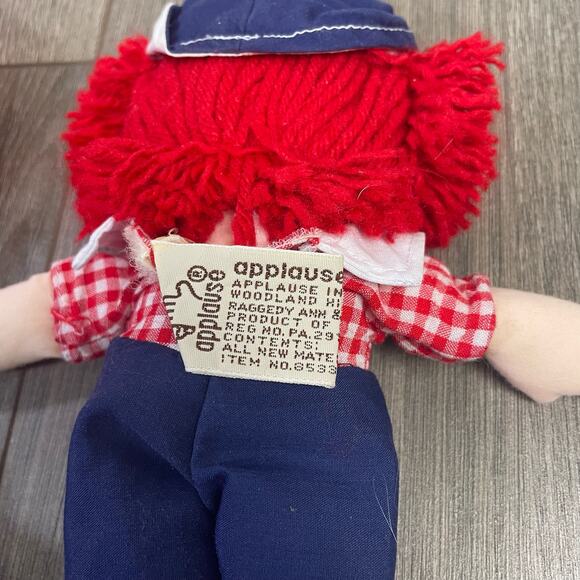 Raggedy Ann & Andy Doll Set - Red and Blue - Picture 9 of 10